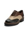 Pitillos - 11563 - NEGRO/TOPO/MARRON - Inglés en napa con grano combinado tricolor Negro-Topo-Marrón - 5