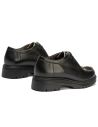 Pitillos - 11571 - NEGRO/BEIGE - Wallaby combinado napa con animal print Negro-Beige - 3