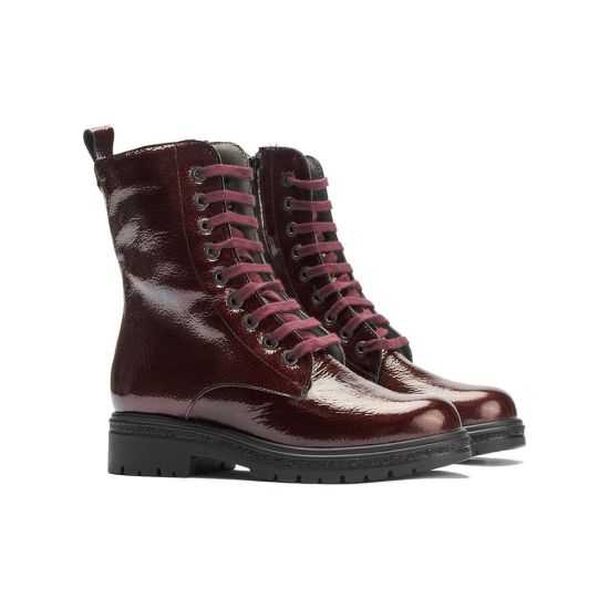 Pitillos - 11574 - BURDEOS - Bota militar en charol con cremallera Burdeos - 2