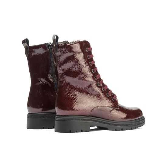 Pitillos - 11574 - BURDEOS - Bota militar en charol con cremallera Burdeos - 3