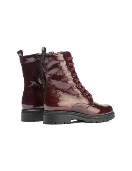Pitillos - 11574 - BURDEOS - Bota militar en charol con cremallera Burdeos - 3