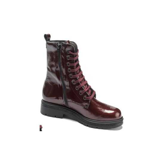 Pitillos - 11574 - BURDEOS - Bota militar en charol con cremallera Burdeos - 4