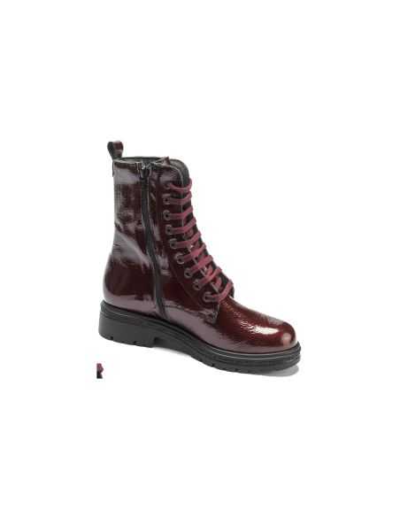 Pitillos - 11574 - BURDEOS - Bota militar en charol con cremallera Burdeos - 4