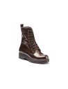 Pitillos - 11574 - MARRON - Bota militar en charol con cremallera Marrón - 4