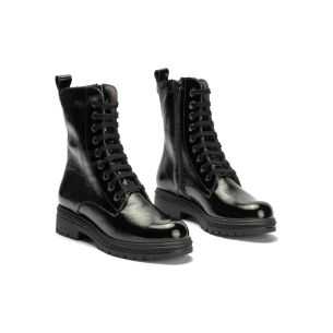 Pitillos - 11574 - NEGRO - Bota militar en charol con cremallera Negro - 1 2