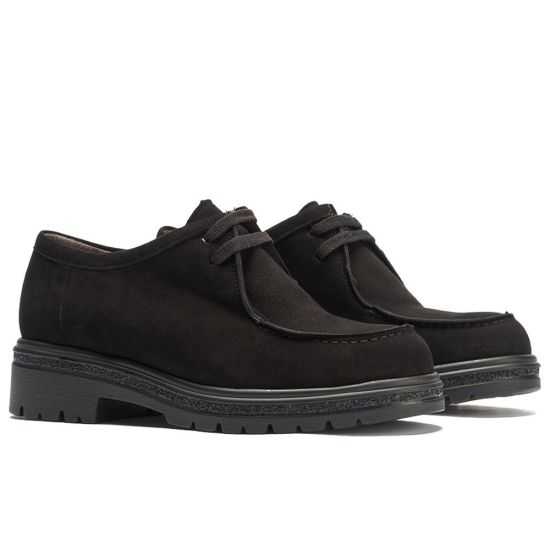 Pitillos - 11579 - NEGRO - Wallaby en ante Negro - 2