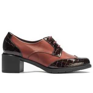 Pitillos - 11626 - BURDEOS - Blucher combinado charol coco con napa Burdeos - 1