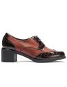 Pitillos - 11626 - BURDEOS - Blucher combinado charol coco con napa Burdeos - 1
