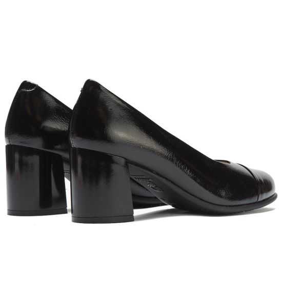 Pitillos - 11653 - NEGRO - Salon combinado charol con puntera Negro - 3