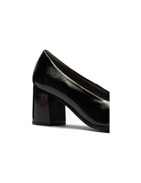 Pitillos - 11657 - NEGRO - Salón combinado charol bicolor con moña flor Negro - 5