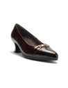 Pitillos - 11682 - NEGRO/BURDEOS - Salón puntera con adorno combinado charol Negro-Burdeos - 4