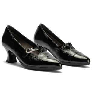 Pitillos - 11685 - NEGRO - Gilda baja en charol Negro - 1 2