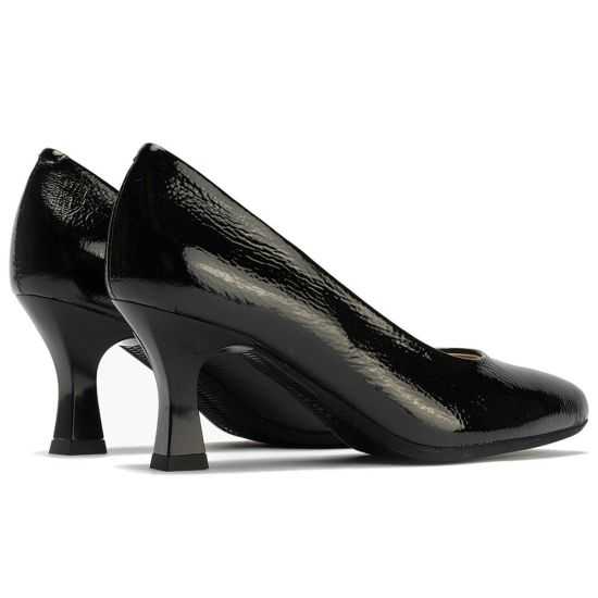 Pitillos - 124 - NEGRO - Zapato de Salón Mujer Stiletto Negro de Tacón Alto en Piel Charol - 3