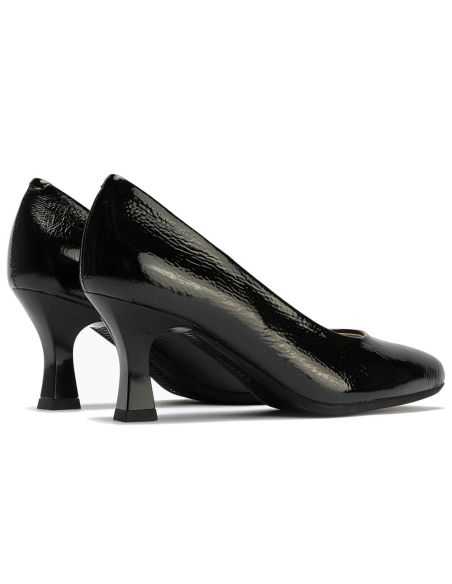 Pitillos - 124 - NEGRO - Zapato de Salón Mujer Stiletto Negro de Tacón Alto en Piel Charol - 3
