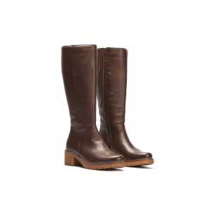 Pitillos - 20525 - MARRON - Bota alta en napa con grano Marrón - 1 2