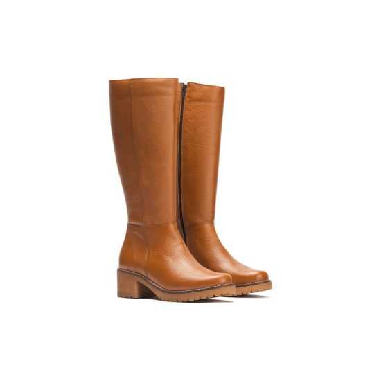 Pitillos - 20525 - CUERO - Bota alta en napa con grano Cuero - 2