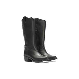 Pitillos - 30510 - NEGRO - Bota Alta en Napa Negro - 1 2