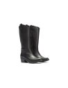 Pitillos - 30510 - NEGRO - Bota Alta en Napa Negro - 2