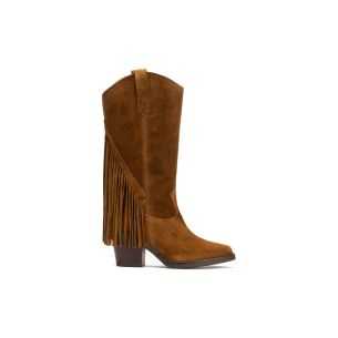 Pitillos - 30520 - BRANDY - Bota Alta con Flecos en Serraje Brandy - 1
