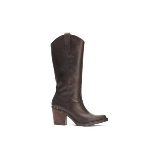 Pitillos - 30521 - MARRON - Bota Alta en Napa Marrón - 1