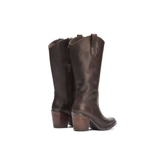Pitillos - 30521 - MARRON - Bota Alta en Napa Marrón - 3