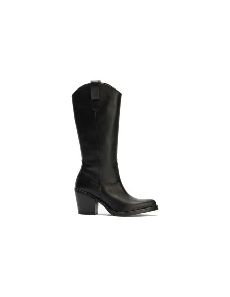 Pitillos - 30521 - NEGRO - Bota Alta en Napa Negro - 1