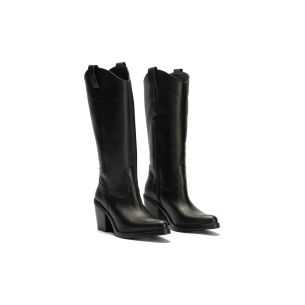 Pitillos - 30521 - NEGRO - Bota Alta en Napa Negro - 1 2