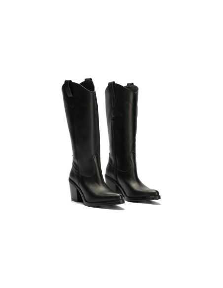 Pitillos - 30521 - NEGRO - Bota Alta en Napa Negro - 2