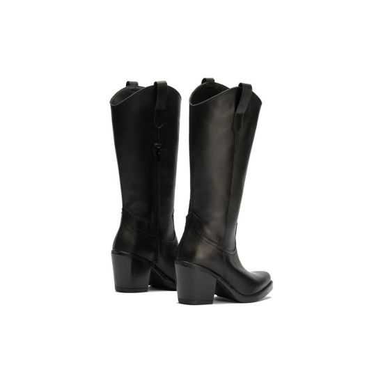 Pitillos - 30521 - NEGRO - Bota Alta en Napa Negro - 3