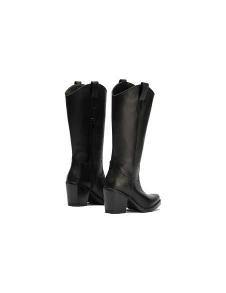 Pitillos - 30521 - NEGRO - Bota Alta en Napa Negro - 3