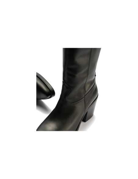 Pitillos - 30521 - NEGRO - Bota Alta en Napa Negro - 5