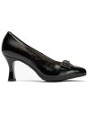 Pitillos - 30531 - NEGRO - Salon invertido en Charol con Lazo Negro - 1
