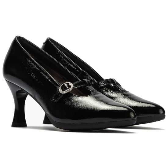 Pitillos - 30533 - NEGRO - Gilda Baja en Charol Negro - 3