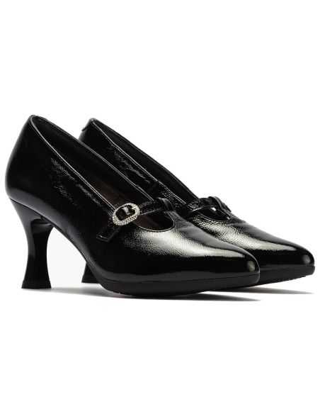 Pitillos - 30533 - NEGRO - Gilda Baja en Charol Negro - 3