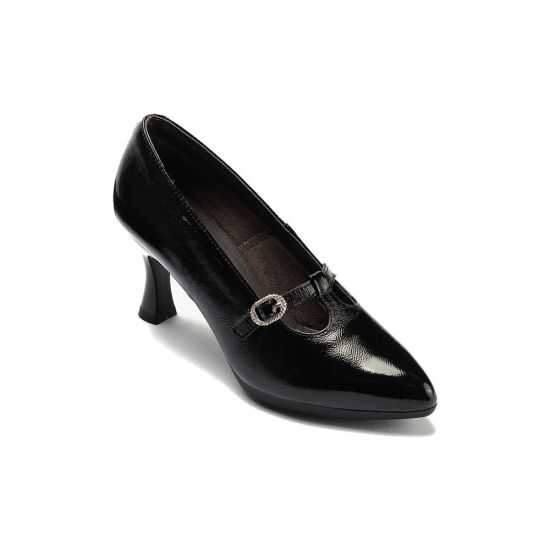 Pitillos - 30533 - NEGRO - Gilda Baja en Charol Negro - 5