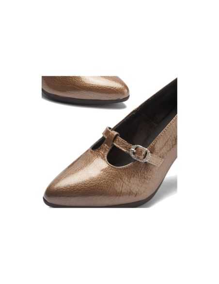 Pitillos - 30533 - TOPO - Gilda Baja en Charol Topo - 4