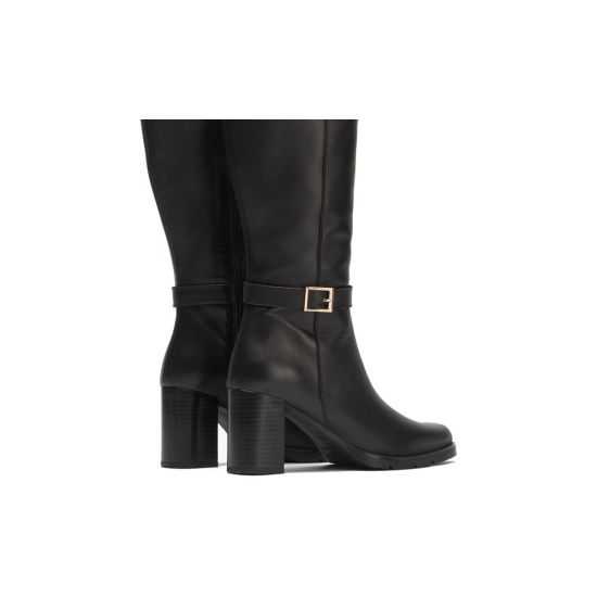 Pitillos - 30543 - NEGRO - Bota Alta en Napa Negro - 4