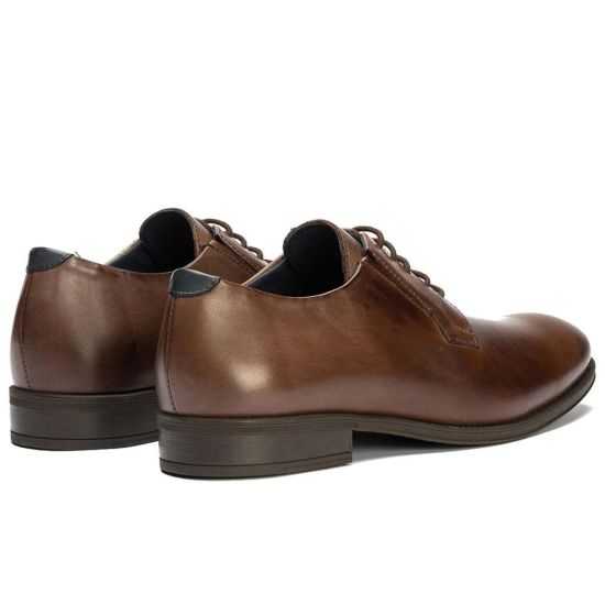 Pitillos - 112 - MARRON - Zapato Blucher Tacón Hombre Marrón - 4