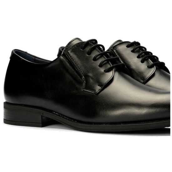 Pitillos - 112 - NEGRO - Zapato Blucher Tacón Hombre Negro - 4