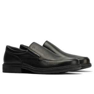 Pitillos - 120 - NEGRO - Manoletina Hombre con Elásticos Piel Negro - 1 2