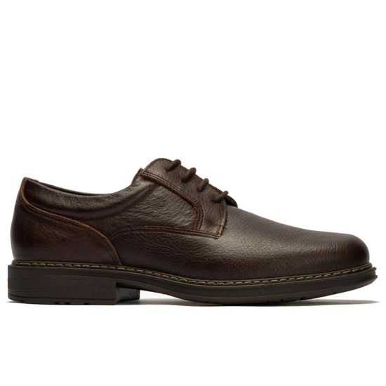 Pitillos - 121 - BRANDY - Zapato Blucher Hombre con Piel Bombeada Brandy - 1
