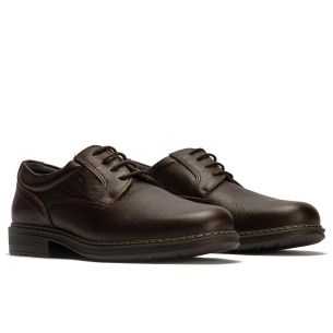 Pitillos - 121 - BRANDY - Zapato Blucher Hombre con Piel Bombeada Brandy - 1 2