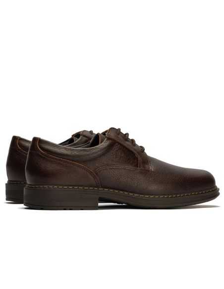 Pitillos - 121 - BRANDY - Zapato Blucher Hombre con Piel Bombeada Brandy - 3