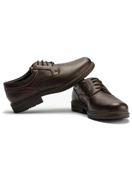 Pitillos - 121 - BRANDY - Zapato Blucher Hombre con Piel Bombeada Brandy - 5