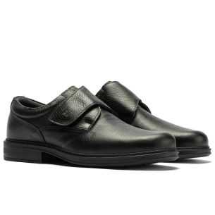Pitillos - 123 - NEGRO - Zapato Blucher Hombre con Velcro Negro - 1 2