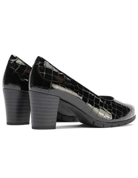 Pitillos - 100_COCO - NEGRO - Zapato de Salón Mujer Tacón Alto en Piel Coco Charol Negro - 4