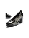 Pitillos - 100_COCO - NEGRO - Zapato de Salón Mujer Tacón Alto en Piel Coco Charol Negro - 5