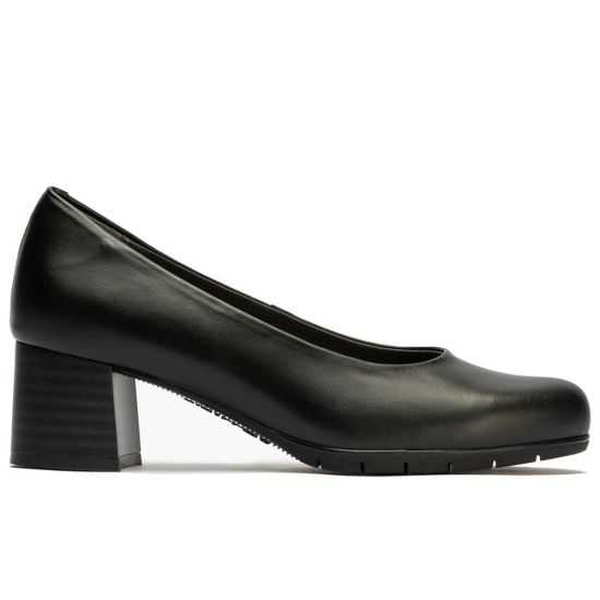 Pitillos - 101 - NEGRO - Zapato de Salón Mujer Tacón Medio con Tapas Negro - 1