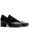Pitillos - 101 - NEGRO - Zapato de Salón Mujer Tacón Medio con Tapas Negro - 4