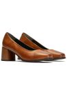 Pitillos - 102 - CUERO - Zapato de Salón Mujer Tacón Alto Marrón Claro - 4